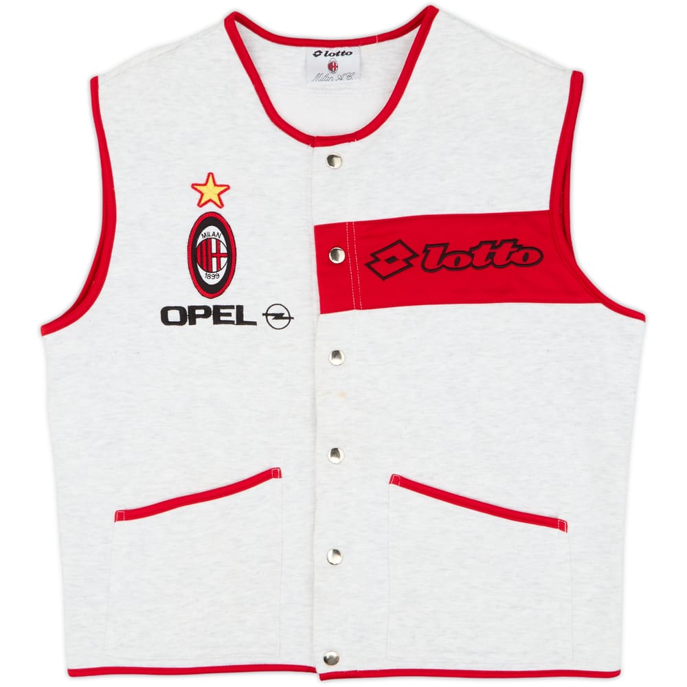 1997-98 AC Milan Lotto Cotton Gilet - 7/10 - (S)