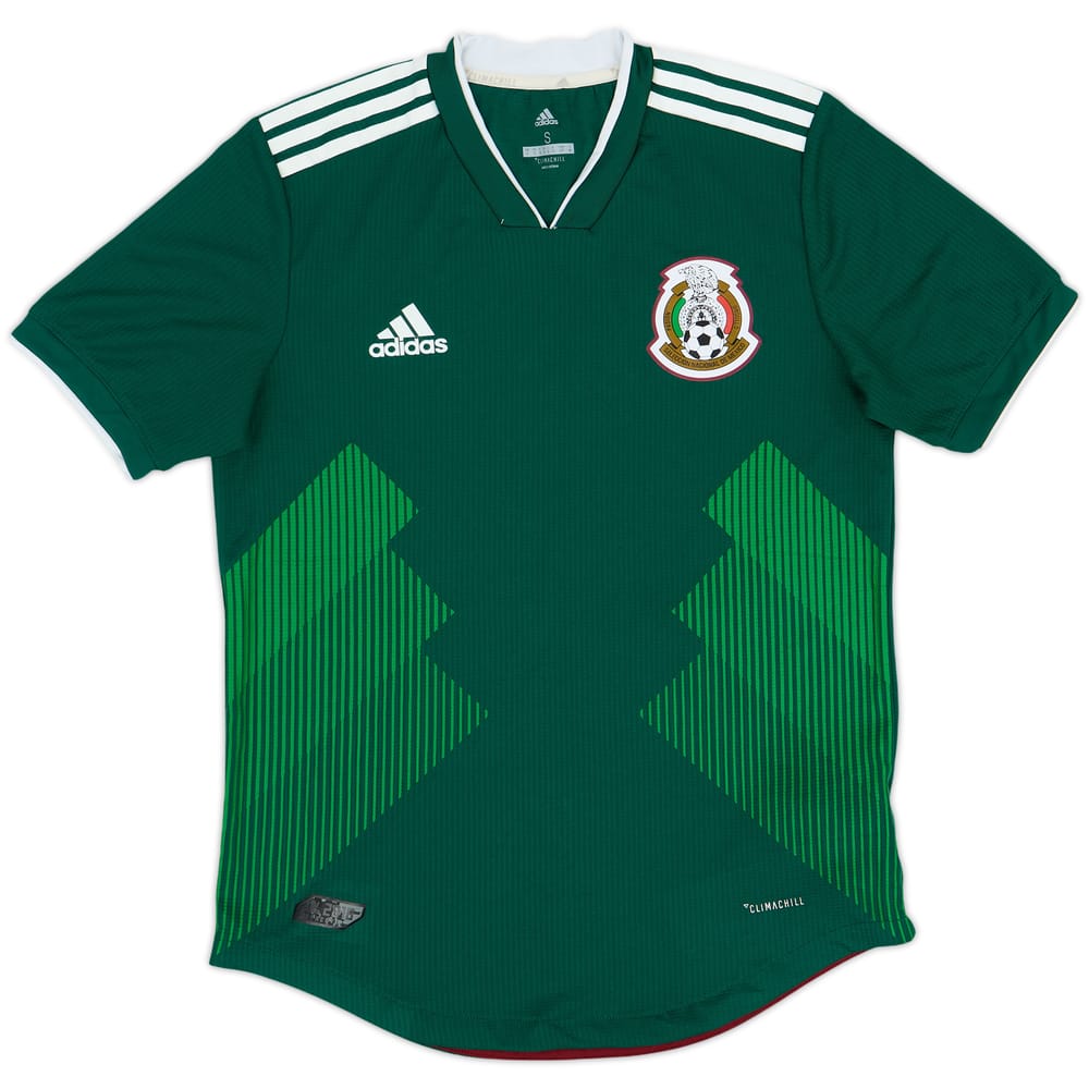 2018-19 Mexico Authentic Home Shirt - 8/10 - (S)