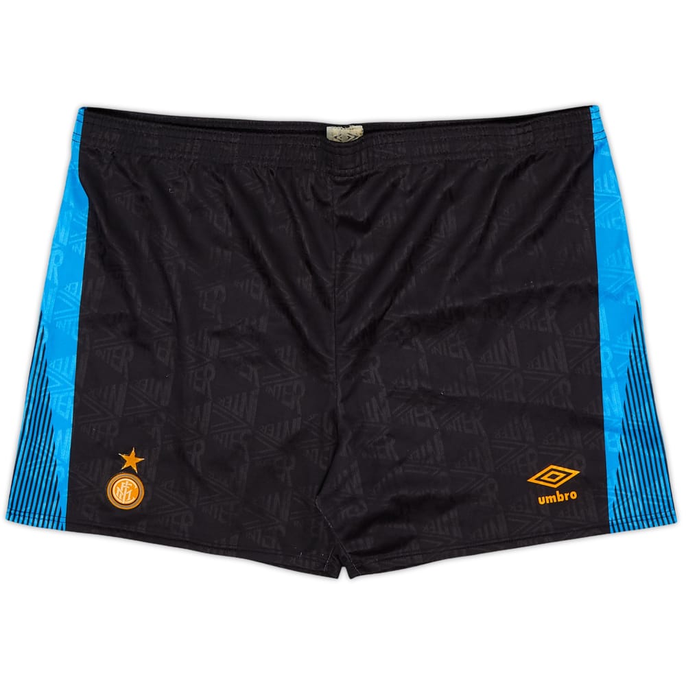 1991-93 Inter Milan Home Shorts - 5/10 - (M)