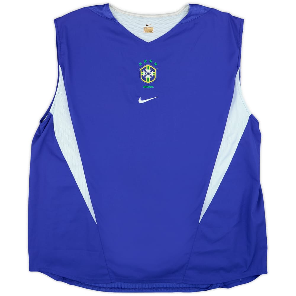 2002-04 Brazil Nike Player Issue Training Vest - 7/10 - (XXL)