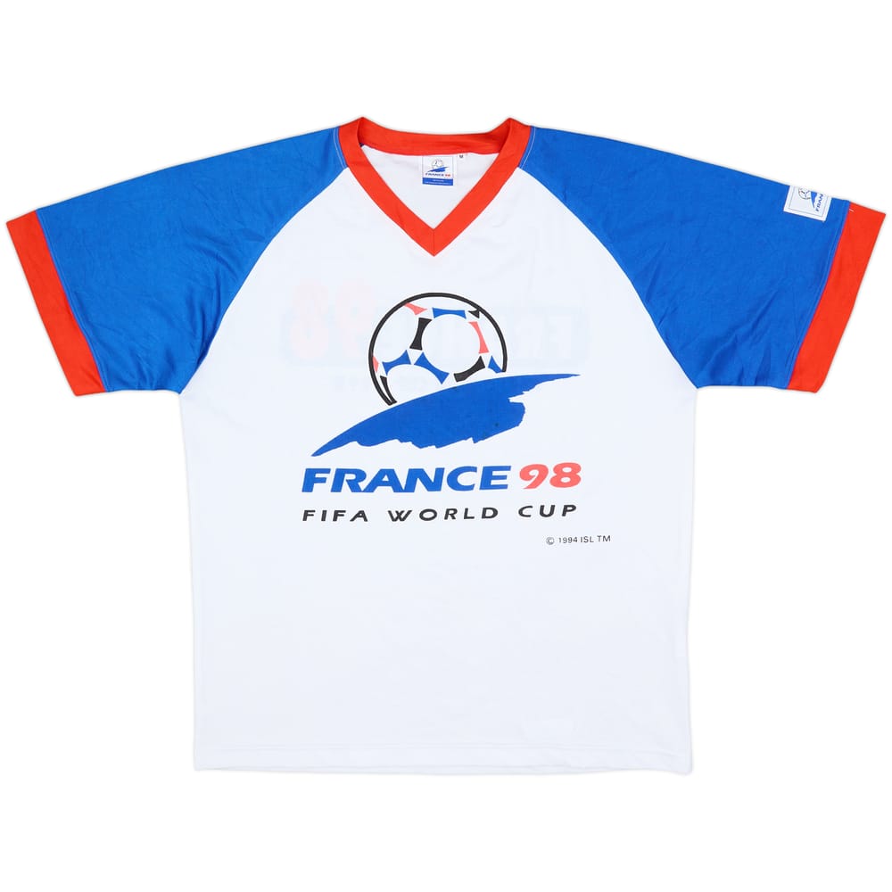 1998 France Coupe du Monde Training Shirt - 7/10 - (M)