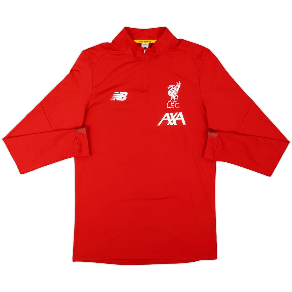 2019-20 Liverpool New Balance 1/4 Zip Drill Top - 10/10 - (M)