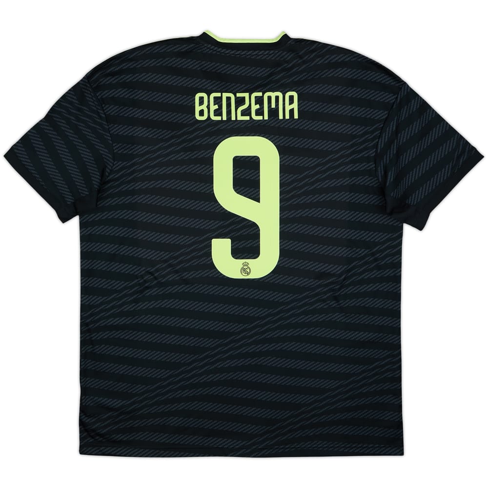 2022-23 Real Madrid Third Shirt Benzema #9 - 8/10 - (S)