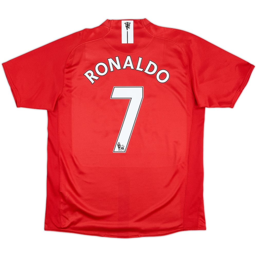 2007-09 Manchester United Home Shirt Ronaldo #7 - 5/10 - (L)
