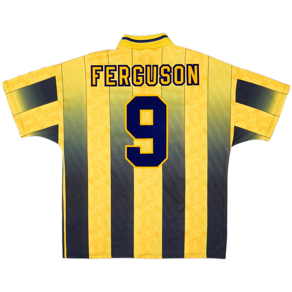 1996-98 Everton Away Shirt Ferguson #9 - 6/10 - (XL)
