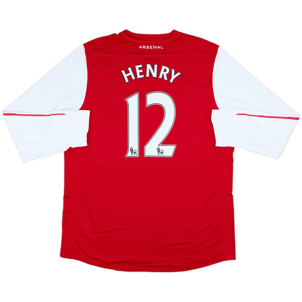2011-12 Arsenal Player Issue Home L/S Shirt Henry #12 (XXL)