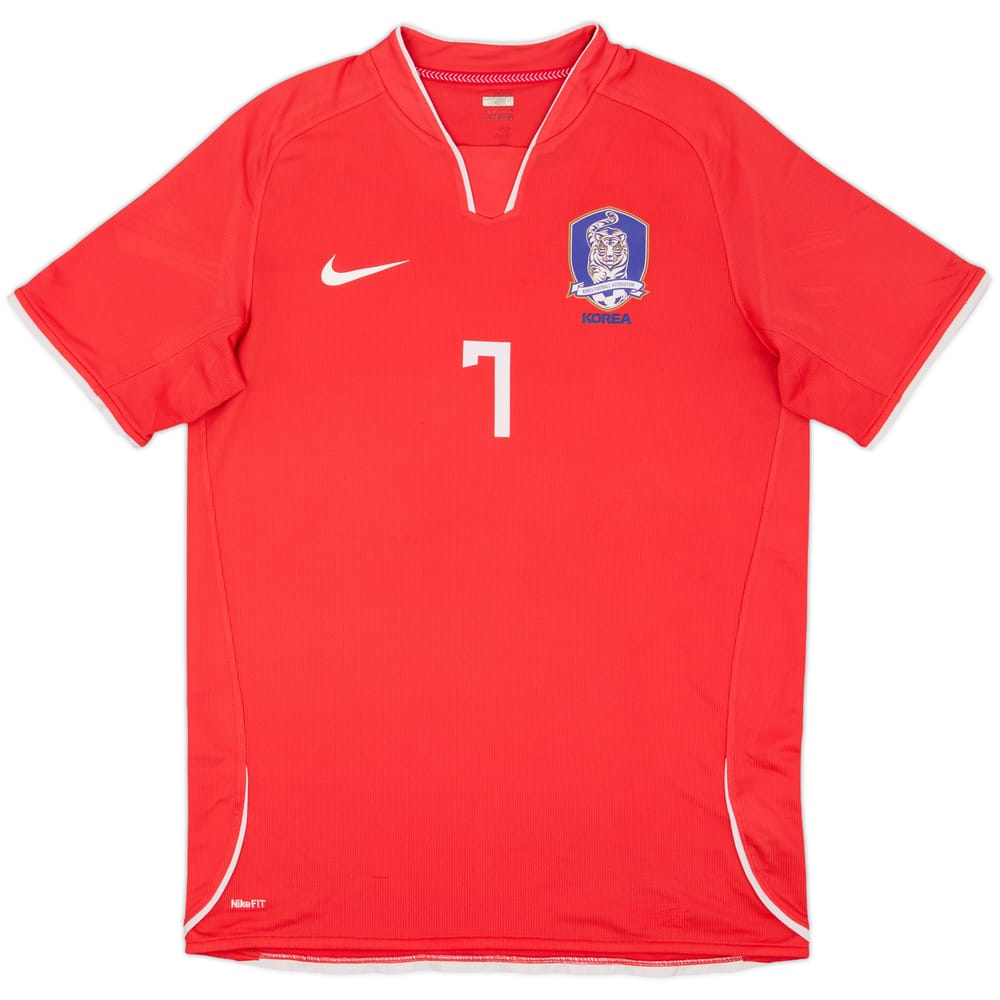 2008-10 South Korea Home Shirt #7 - 9/10 - (L)