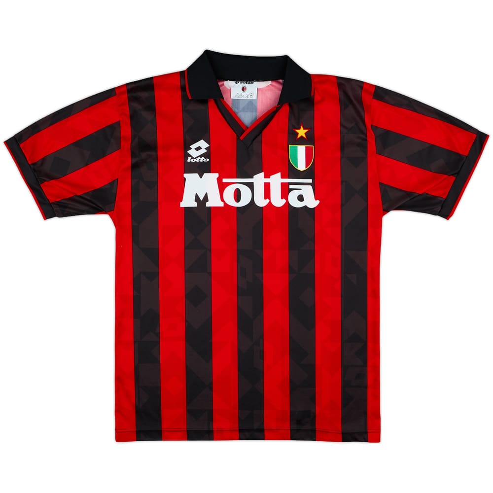 1993-94 AC Milan Home Shirt - 9/10 - (L)