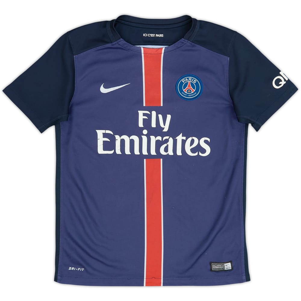 2015-16 Paris Saint-Germain Home Shirt - 5/10 - (11-12 Years)