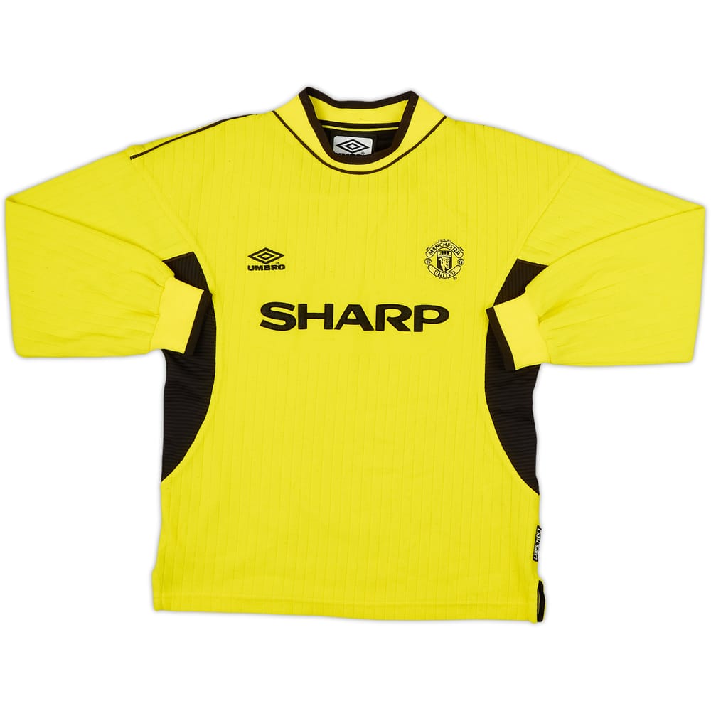 1999-00 Manchester United GK Shirt - 8/10 - (M.Boys)