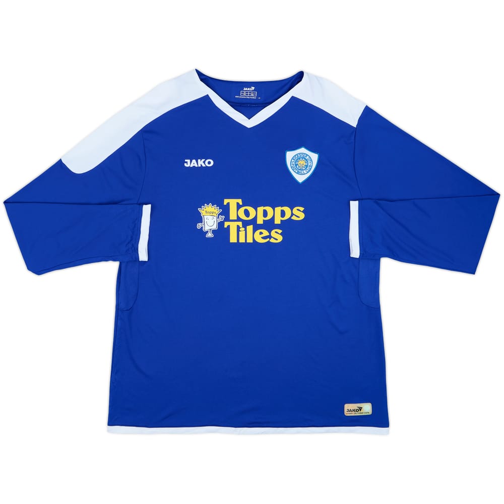 2007-09 Leicester Home L/S Shirt - 9/10 - (XXL)