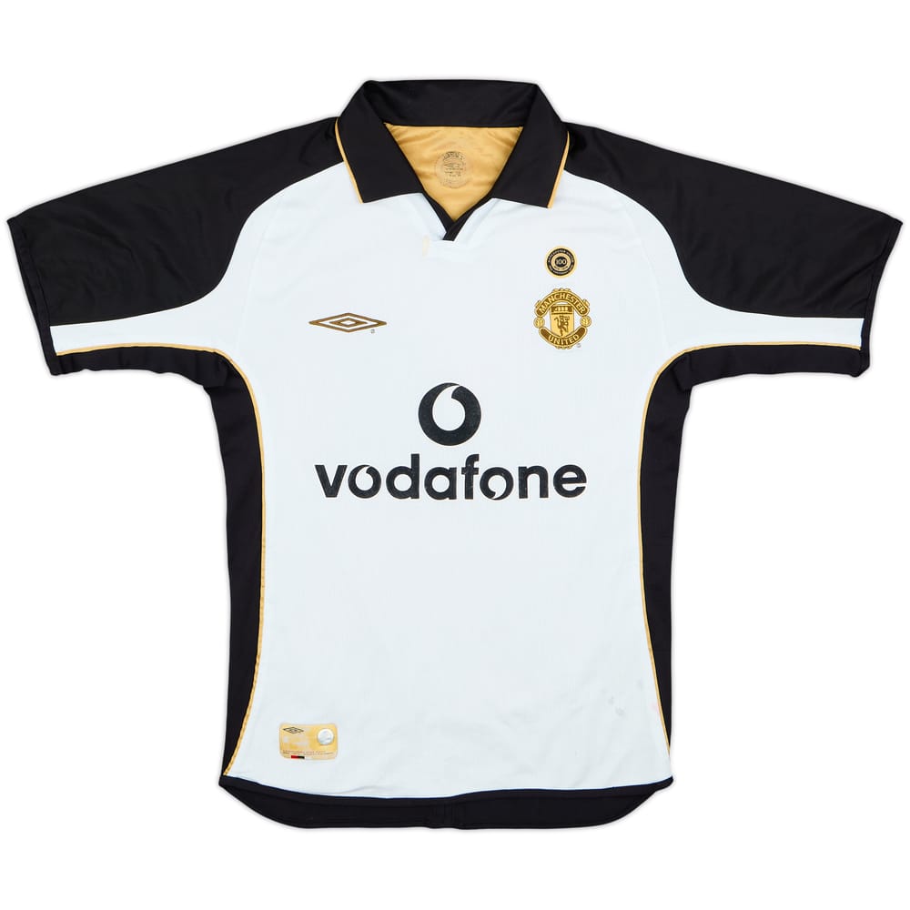 2001-02 Manchester United Centenary Away/Third Shirt - 4/10 - (XL.Boys)