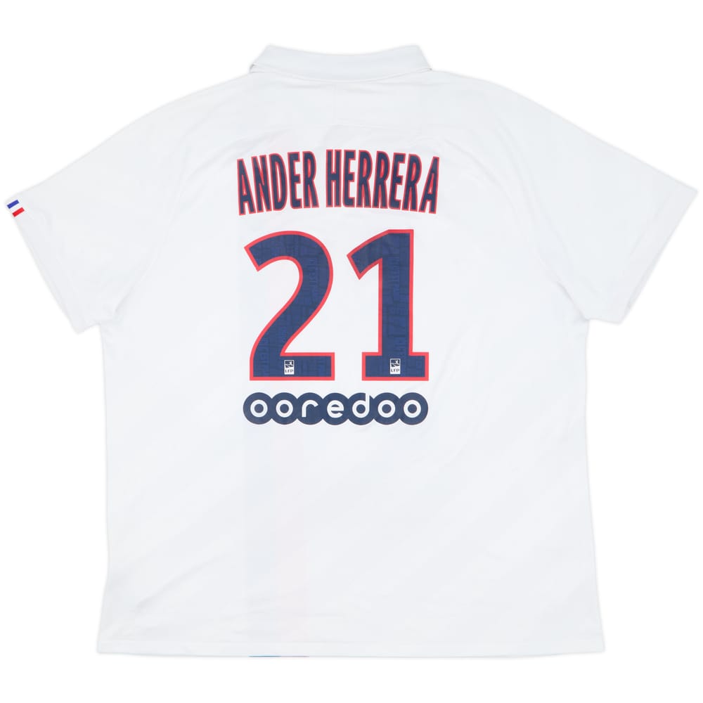 2019-20 Paris Saint-Germain Third Shirt Ander Herrera #21 - 6/10 - (XXL)