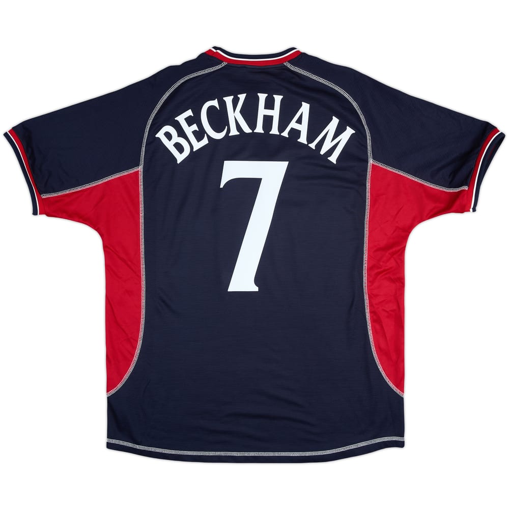 2000-01 Manchester United Third Shirt Beckham #7 - 9/10 - (XL)
