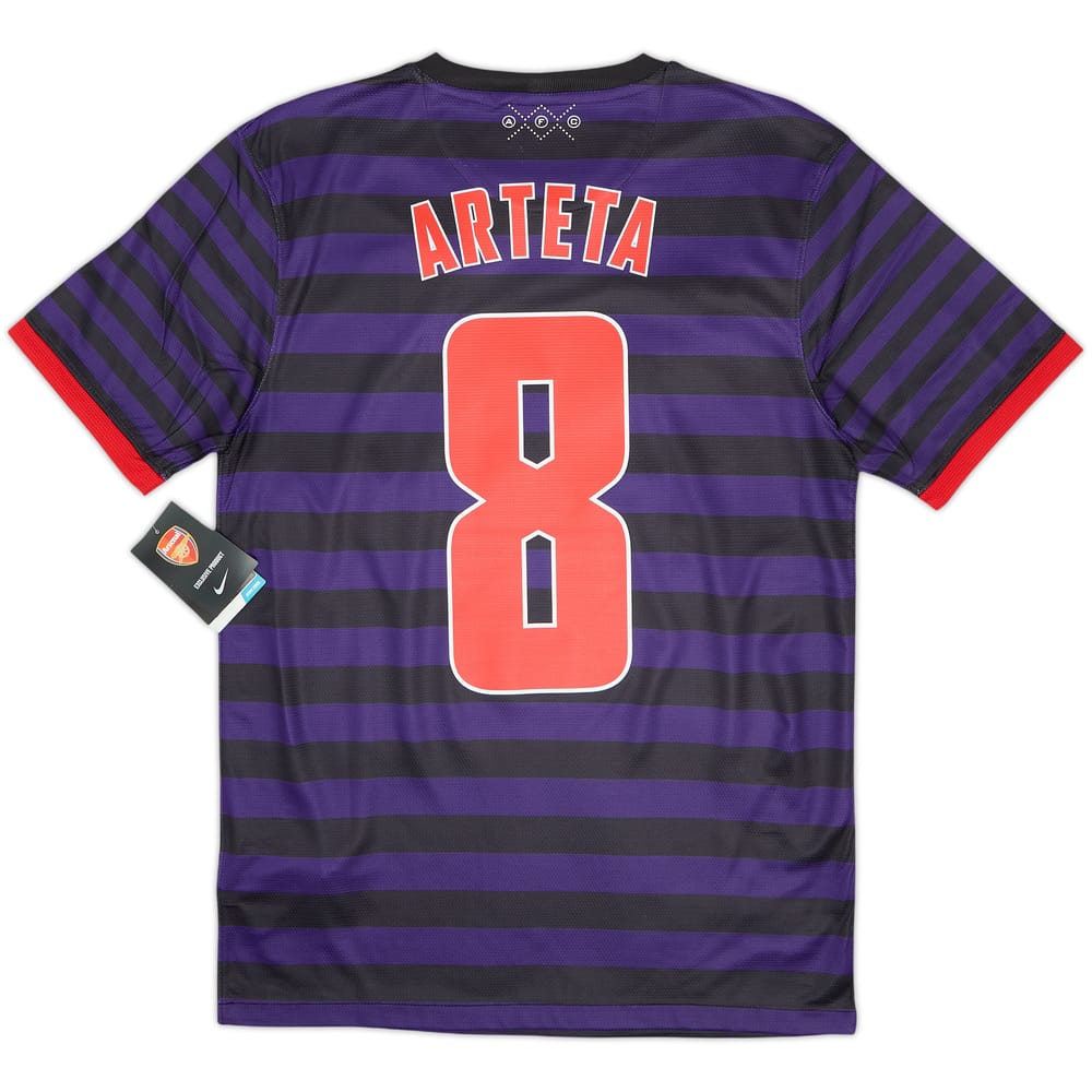 2012-13 Arsenal Away Shirt Arteta #8 (S)