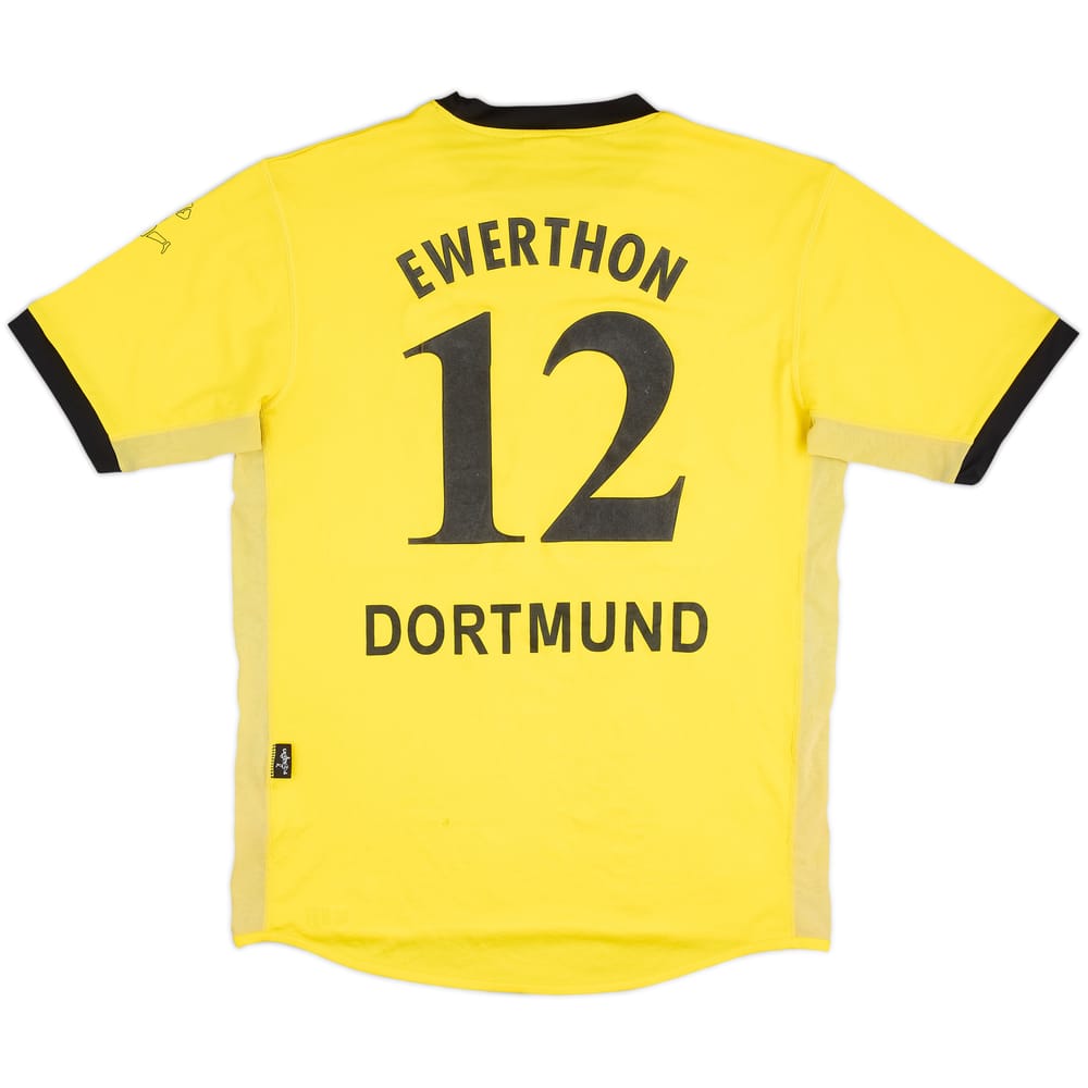 2003-04 Borussia Dortmund Home Shirt Ewerthon #12 - 5/10 - (M)