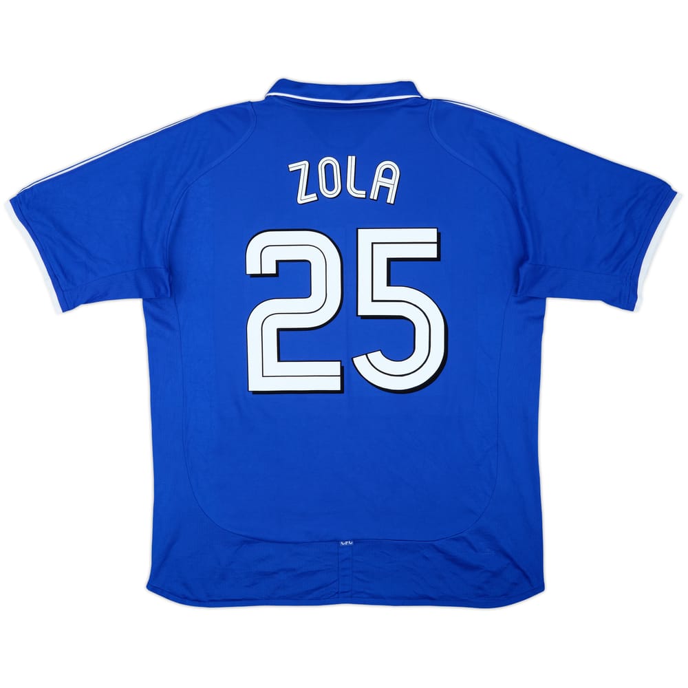 2001-03 Chelsea Home Shirt Zola #25 - 7/10 - (XL)
