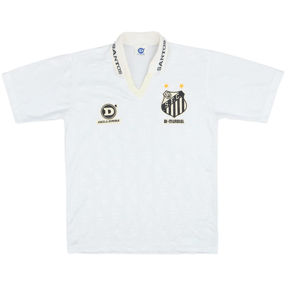1993 Santos Home Shirt #5 - 6/10 - (M)