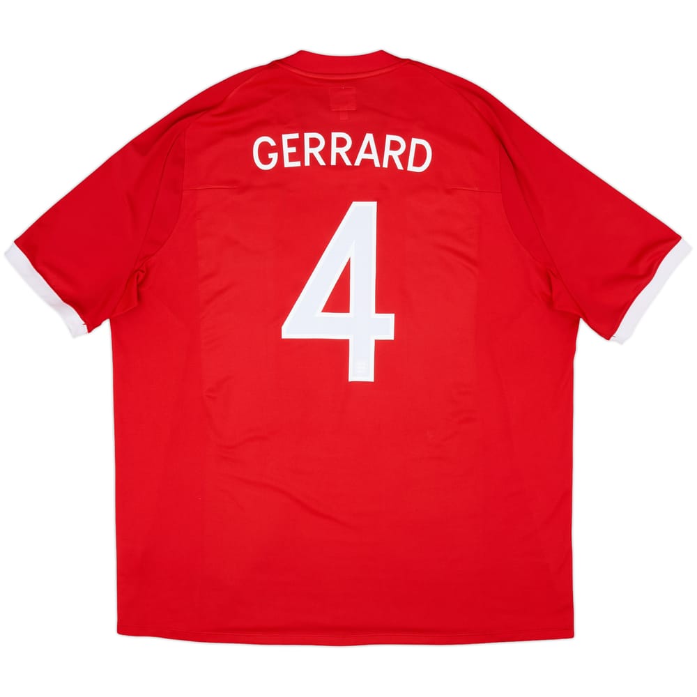 2010-11 England 'South Africa' Away Shirt Gerrard #4 - 8/10 - (3XL)