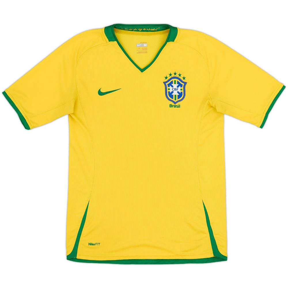 2008-10 Brazil Home Shirt - 5/10 - (M.Boys)