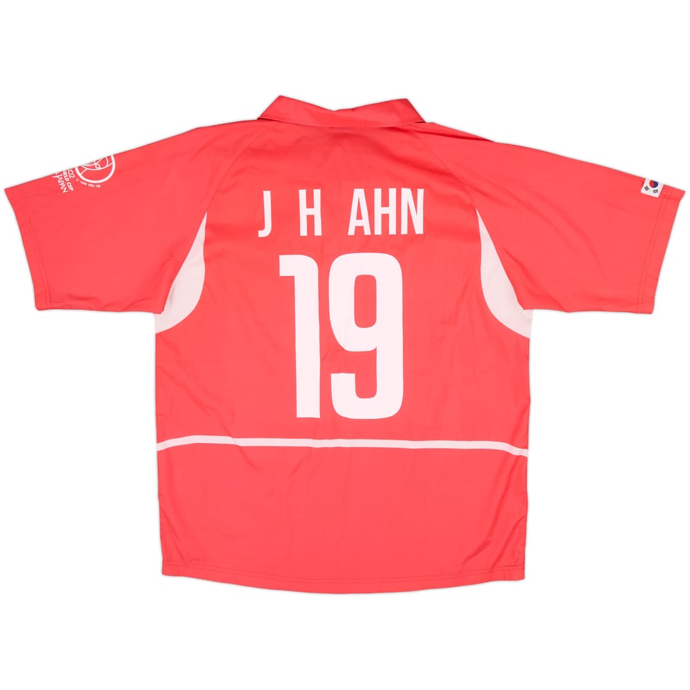 2002-03 South Korea Home Shirt J.H.Ahn #19 - 8/10 - (XL)