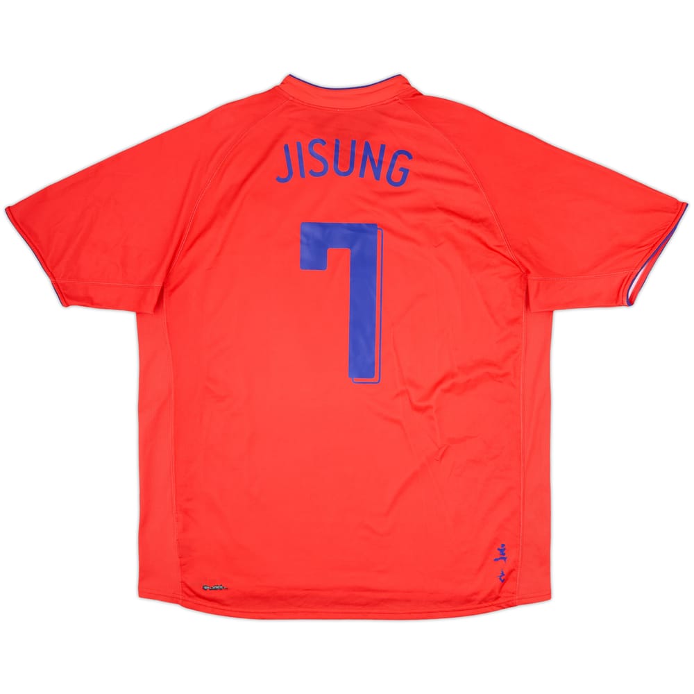 2006-08 South Korea Home Shirt Ji Sung #7 - 5/10 - (XXL)