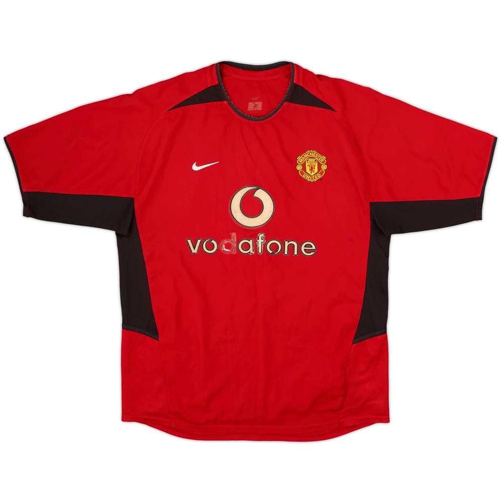 2002-04 Manchester United Home Shirt - 4/10 - (M)