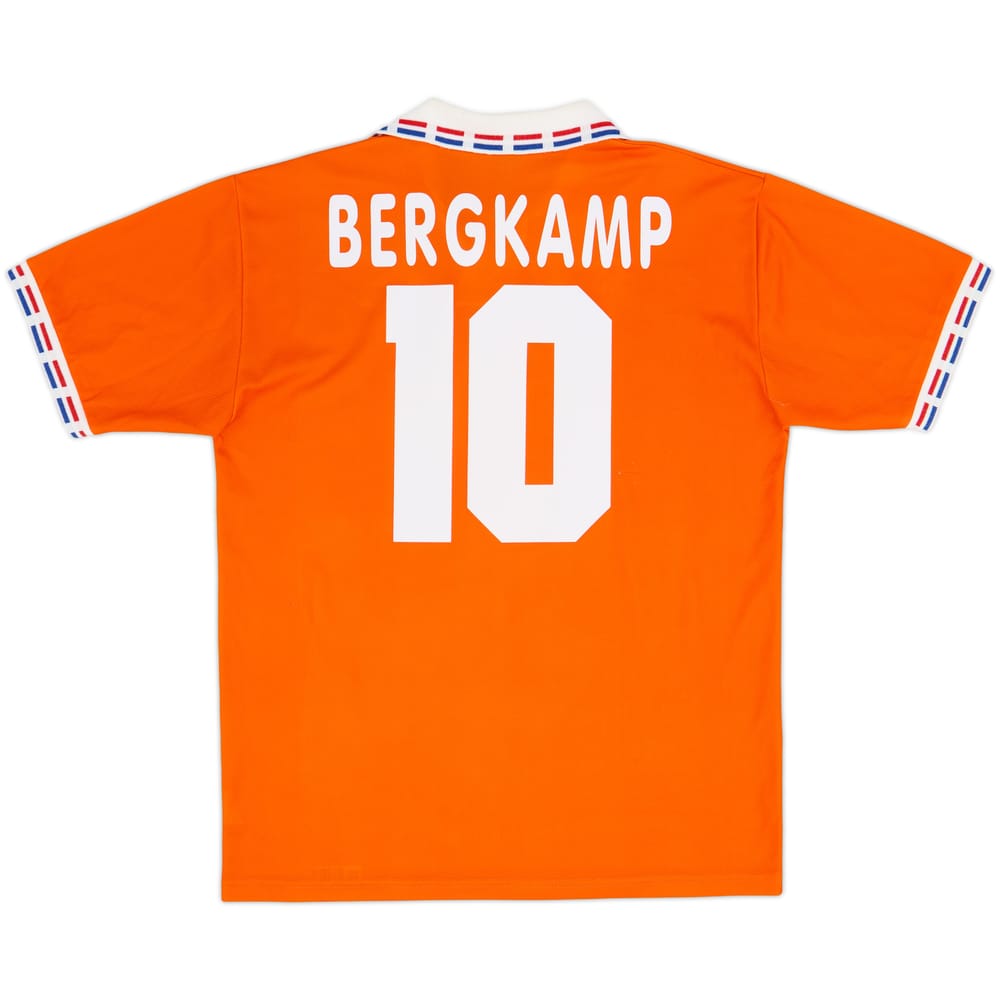 1996 Netherlands Home Shirt Bergkamp #10 - 7/10 - (XL)
