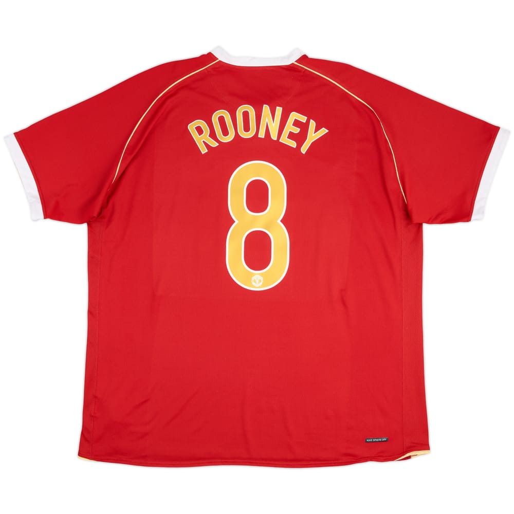 2006-07 Manchester United Home Shirt Rooney #8 - 8/10 - (3XL)