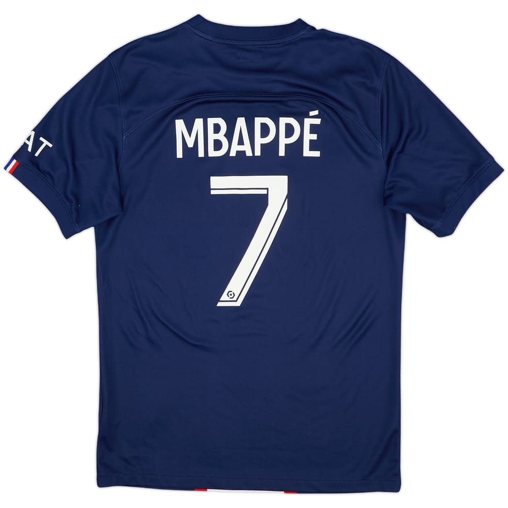 2022-23 Paris Saint-Germain Home Shirt Mbappe #7 - 5/10 - (S)