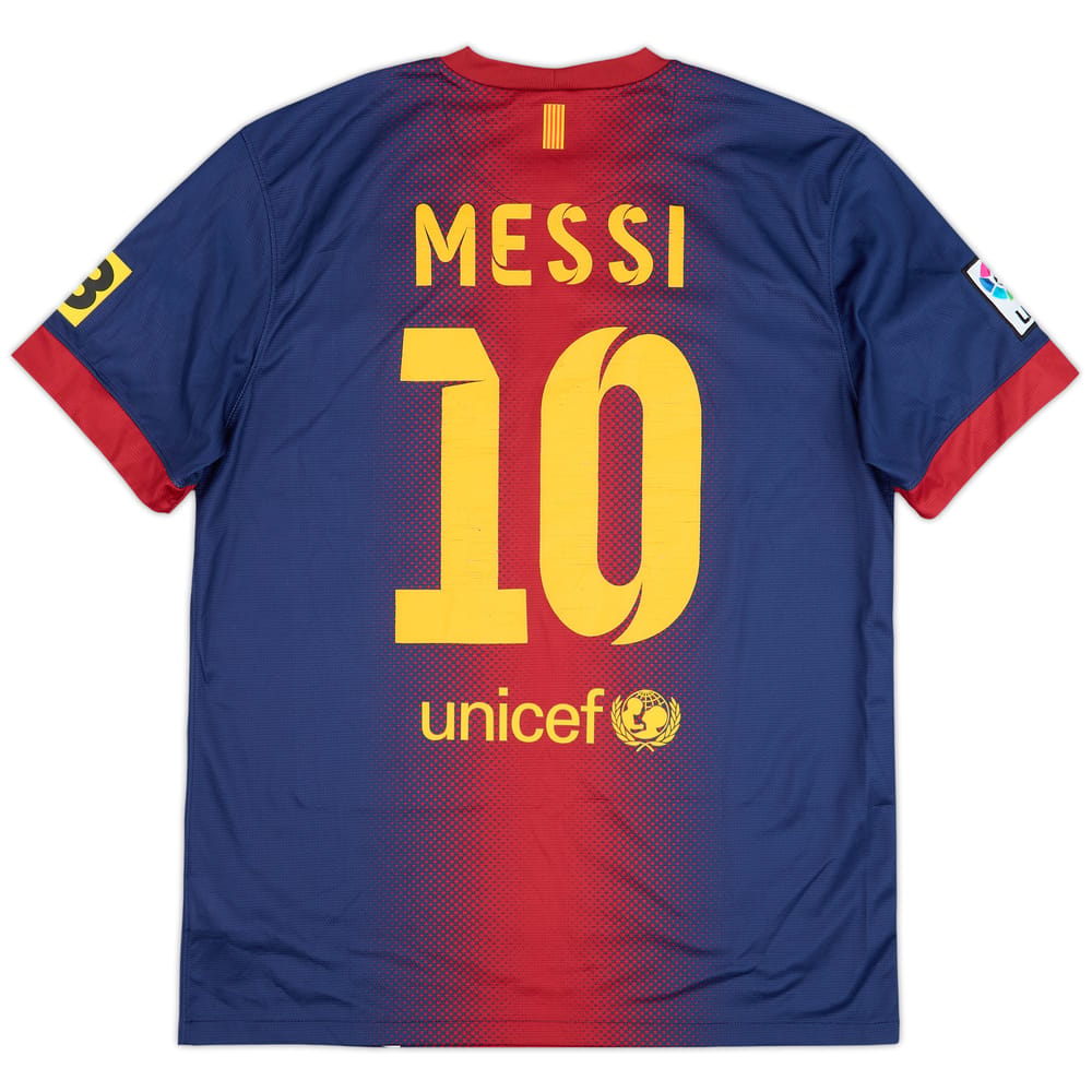 2012-13 Barcelona Home Shirt Messi #10 - 7/10 - (L)