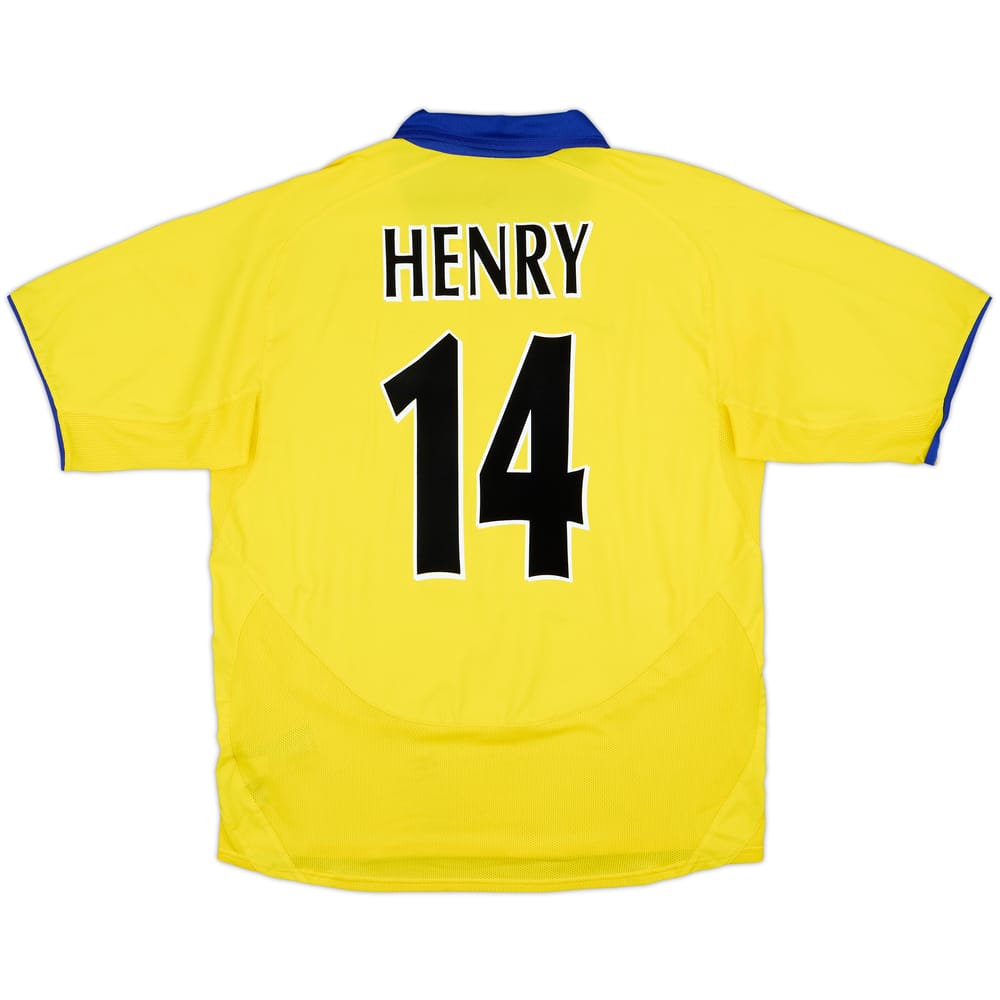 2003-05 Arsenal Away Shirt Henry #14 - 7/10 - (L)