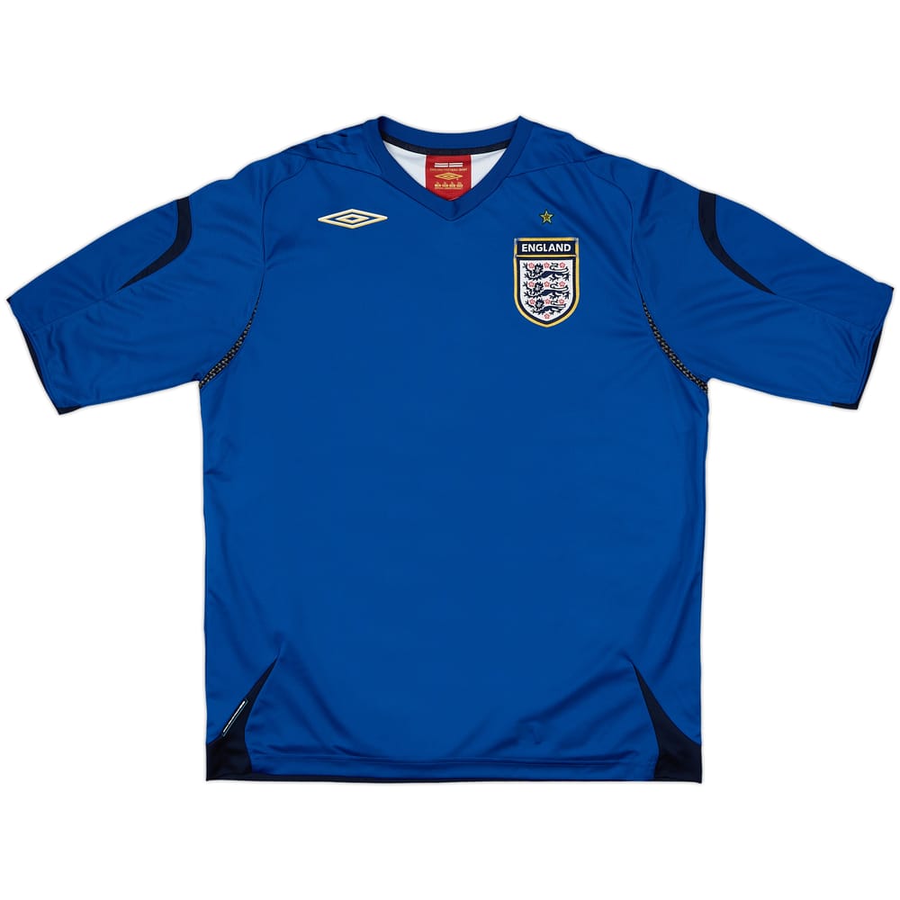 2006-08 England GK S/S Shirt - 6/10 - (XL)