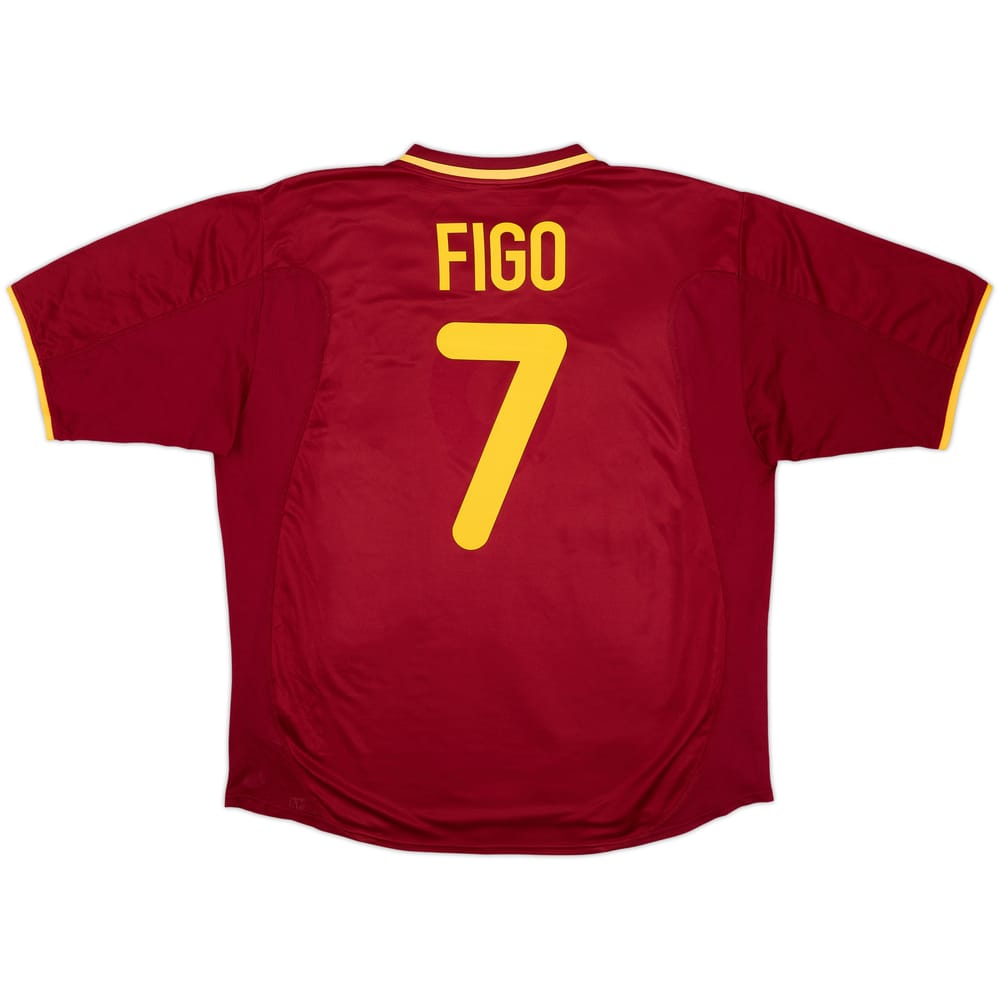 2000-02 Portugal Home Shirt Figo #7 - 9/10 - (XXL)