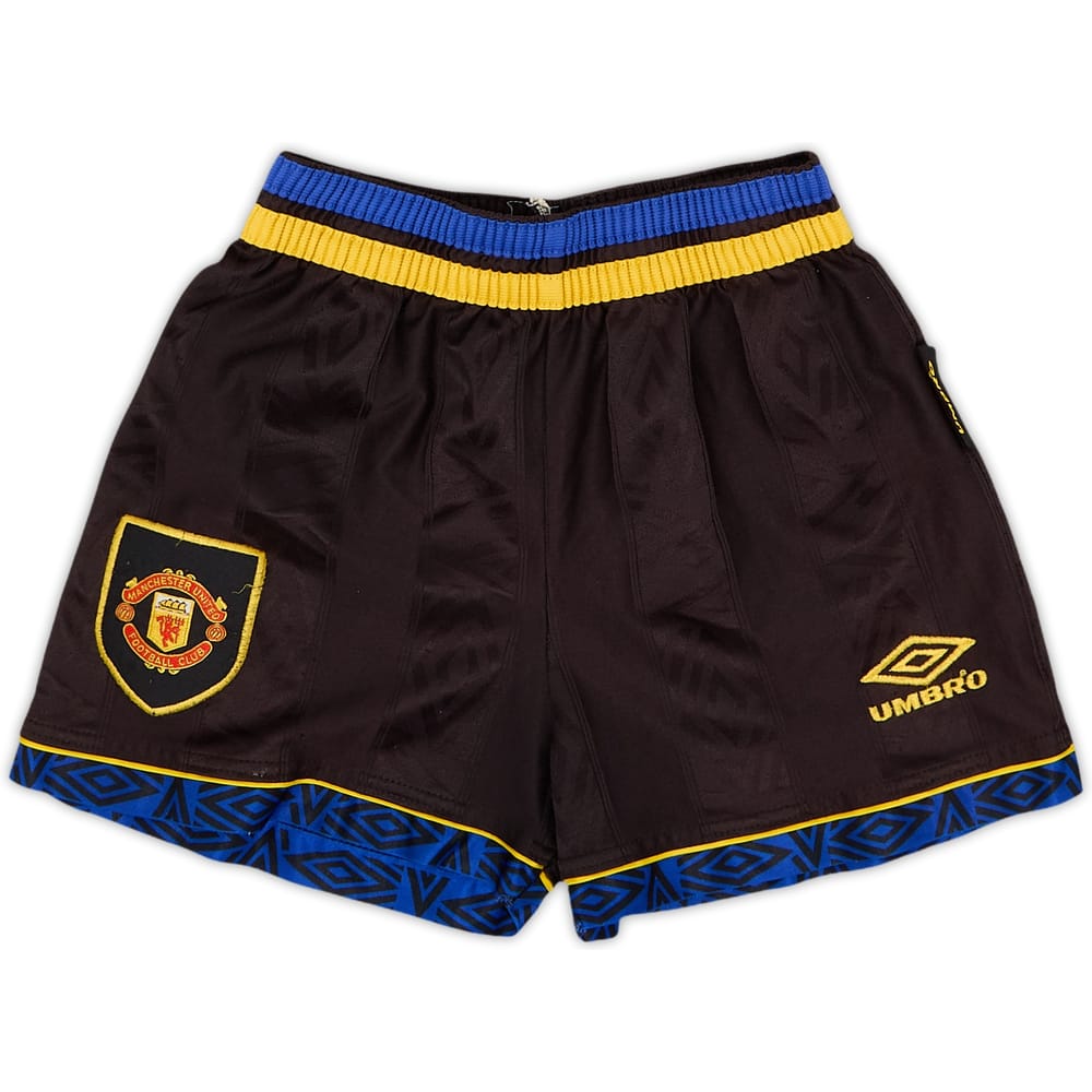 1993-95 Manchester United Away Shorts - 6/10 - (13-14 Years)