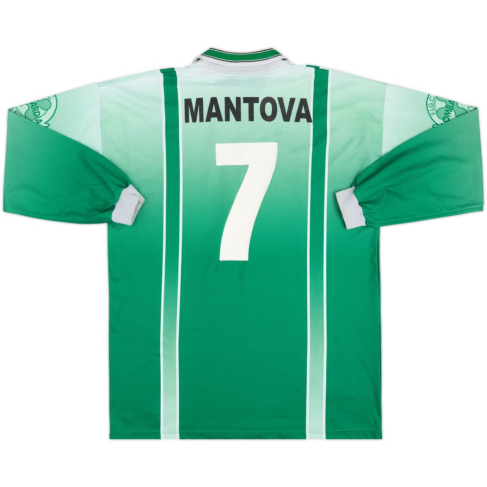 1996 Mantova XI Match Issue Home L/S Shirt #7