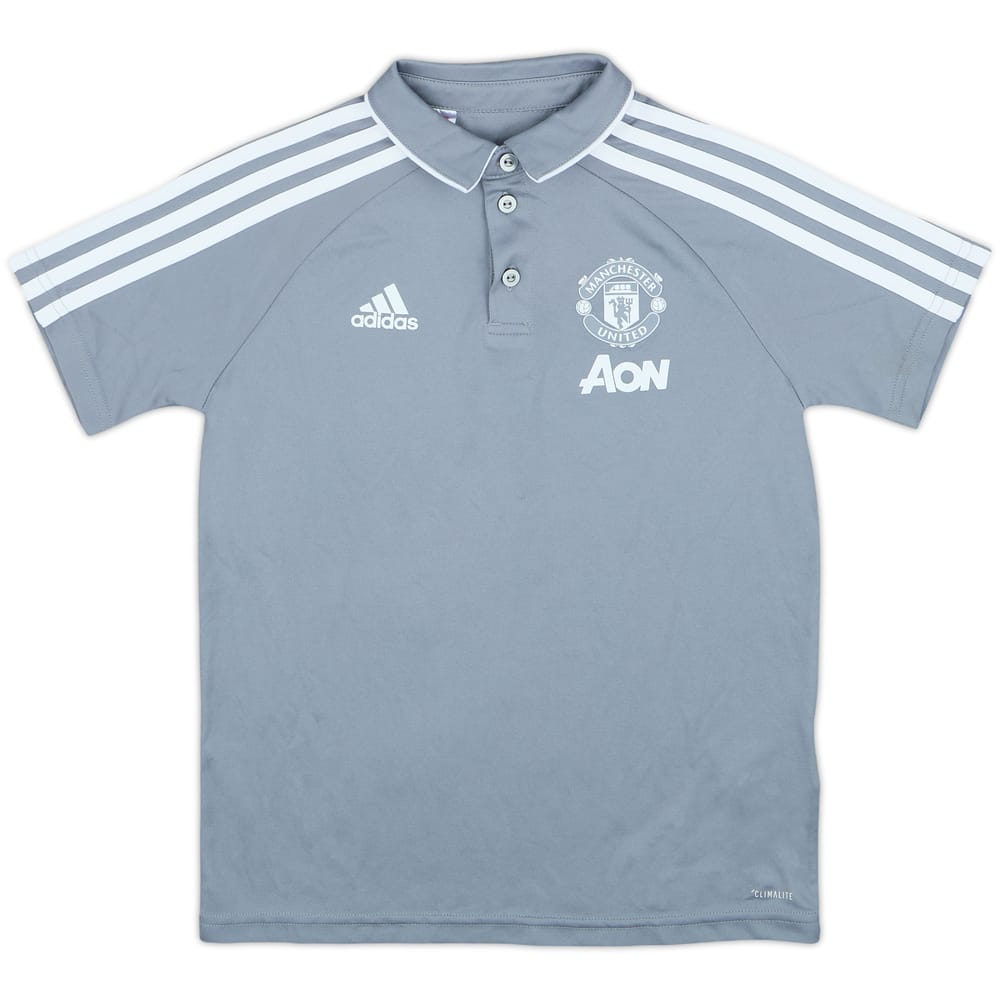 2017-18 Manchester United adidas Polo Shirt - 9/10 - (S.Boys)
