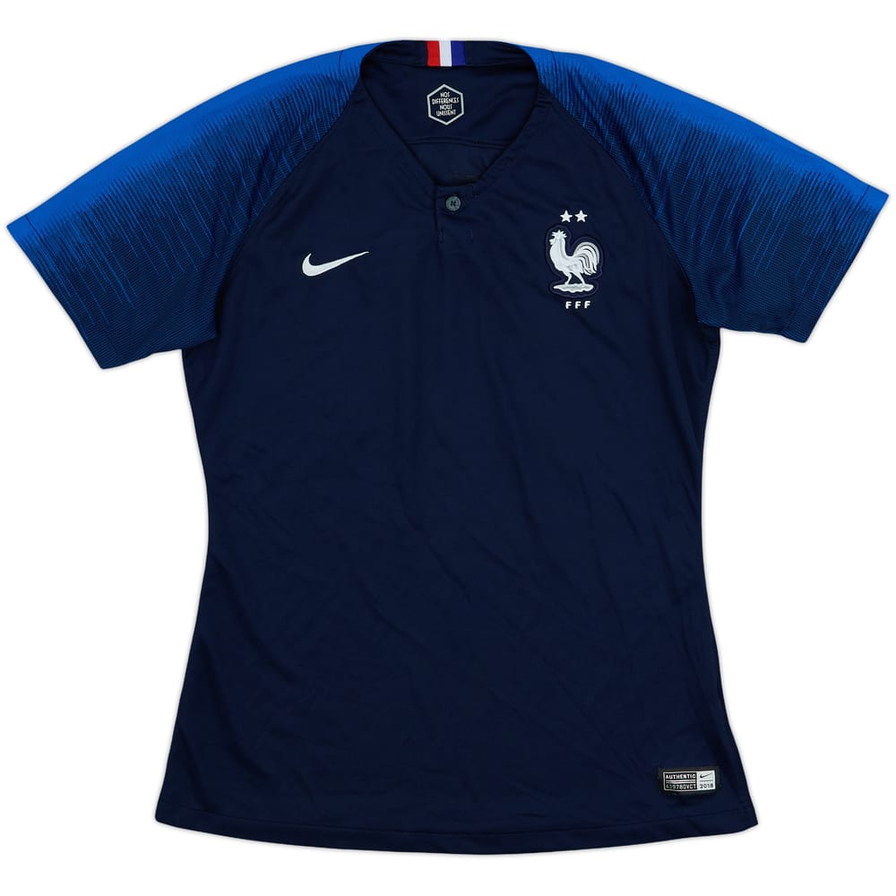 2018 France Home Shirt - 8/10 - (Women's M)