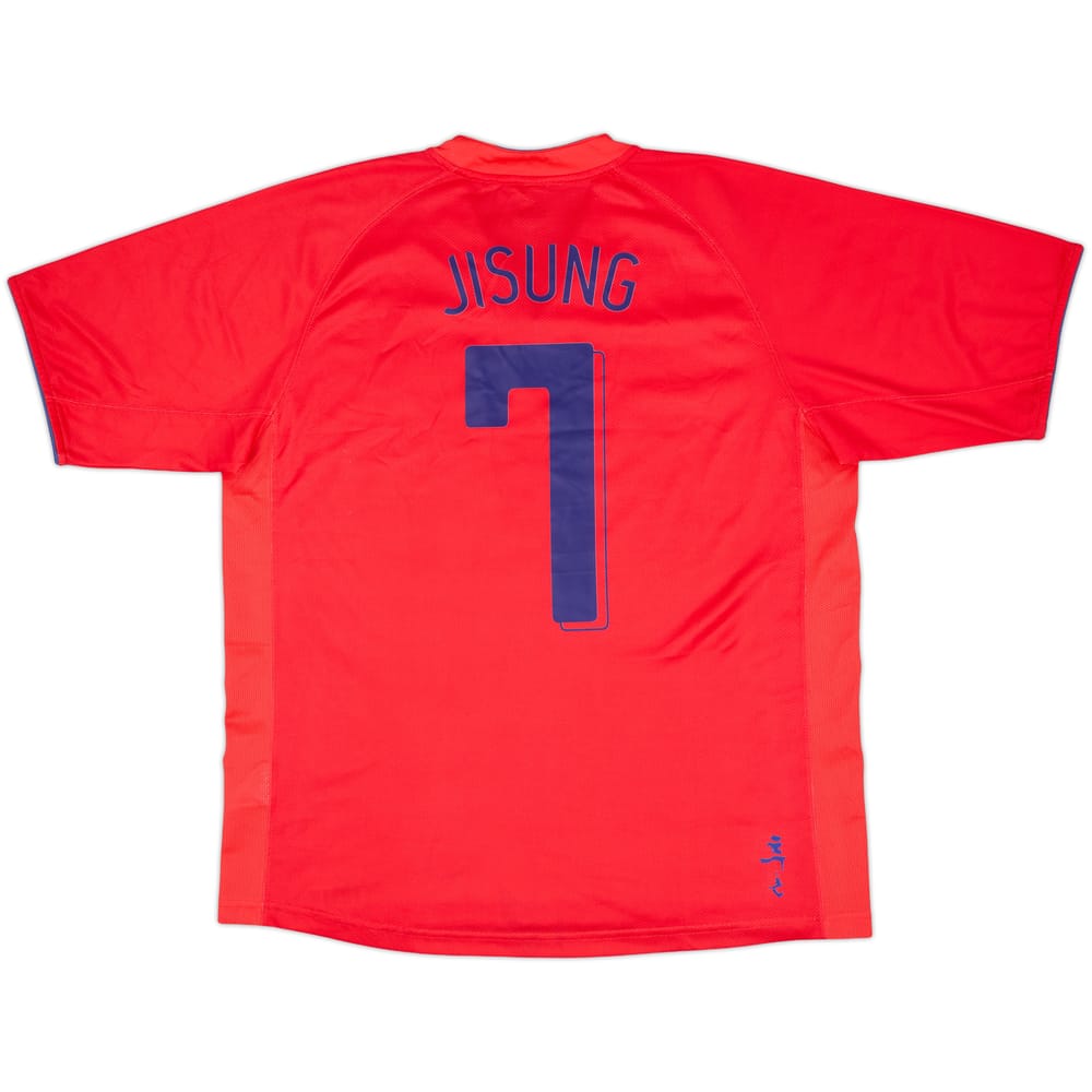 2006-08 South Korea Home Shirt Ji Sung #7 - 6/10 - (XL)