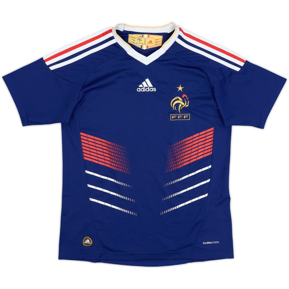 2009-10 France Home Shirt - 10/10 - (L.Boys)