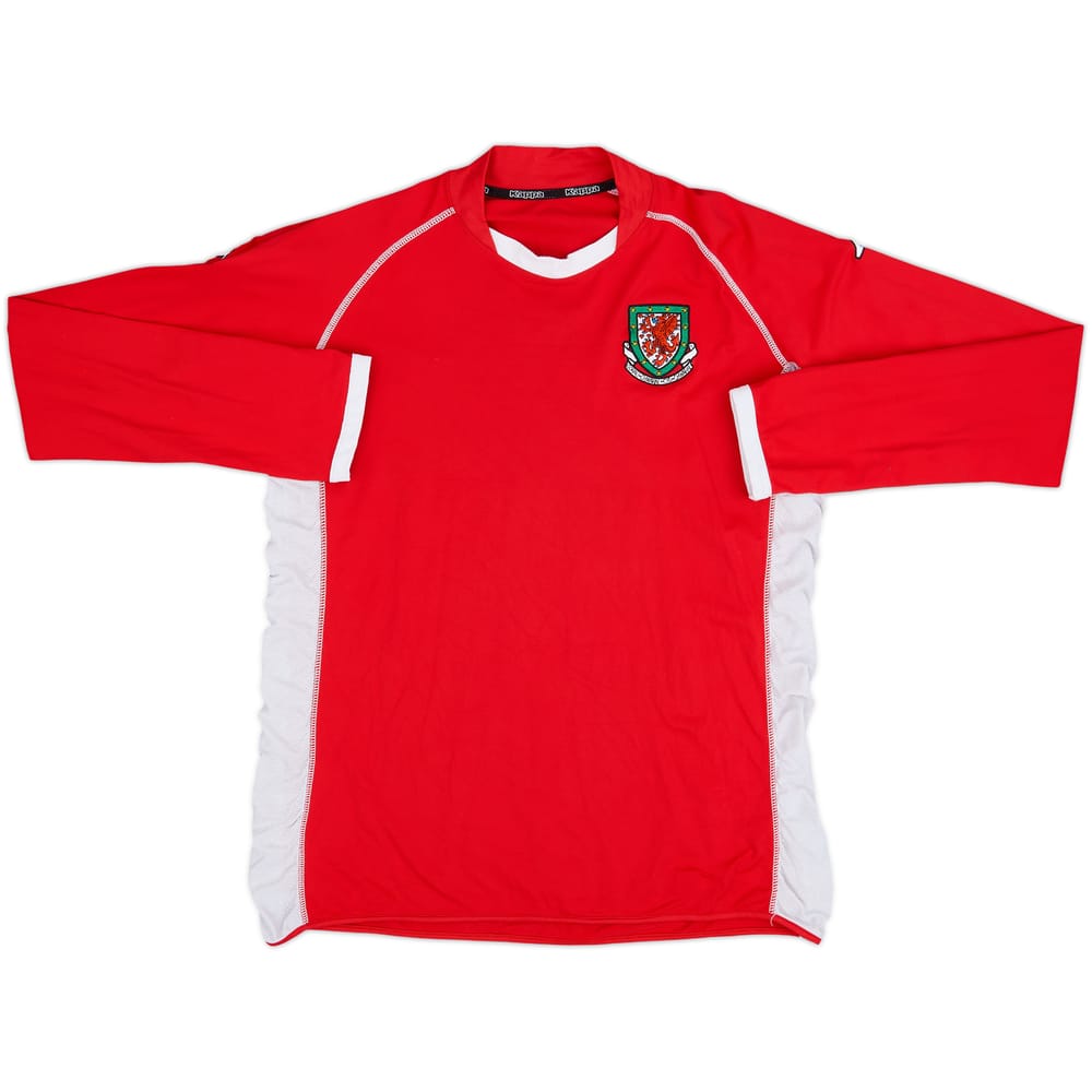 2002-04 Wales Home L/S Shirt - 6/10 - (XXL)