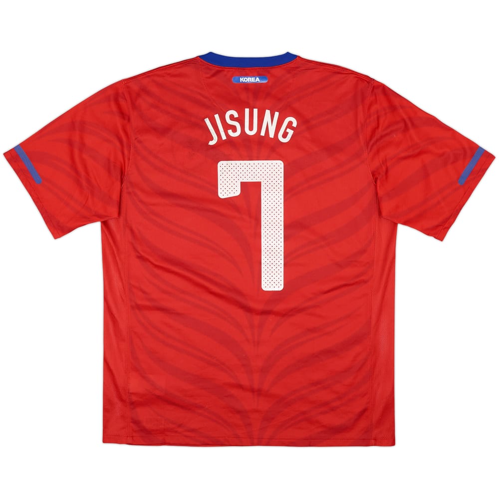 2010-12 South Korea Home Shirt Jisung #7 - 5/10 - (XXL)