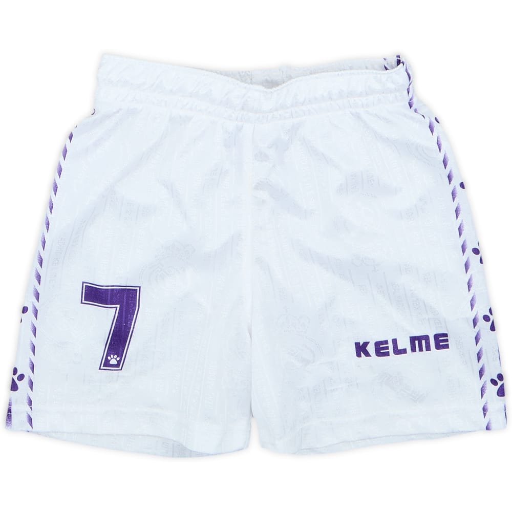 1996-97 Real Madrid Home Shorts #7 - 8/10 - (5-6 Years)