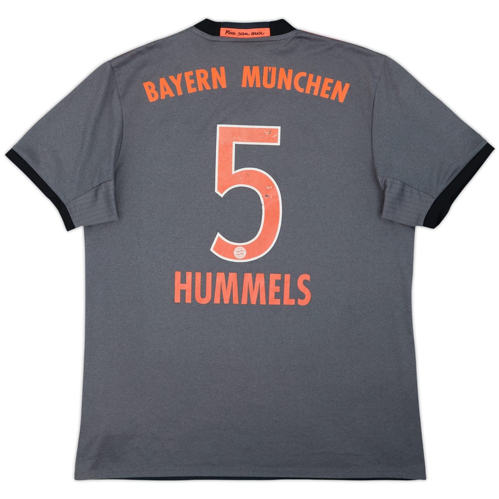 2016-17 Bayern Munich Away Shirt Hummels #5 - 5/10 - (L)