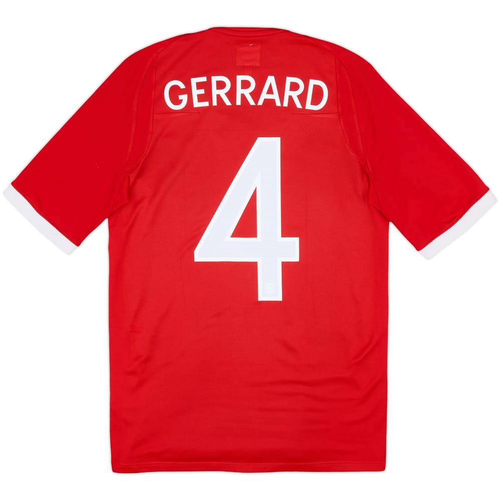 2010-11 England 'South Africa' Away Shirt Gerrard #4 - 6/10 - (XS)