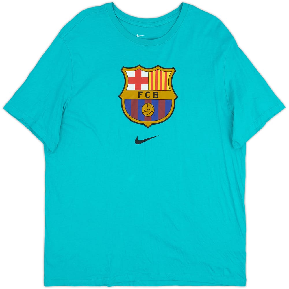 2019-20 Barcelona Nike Graphic Tee - 8/10 - (XL)
