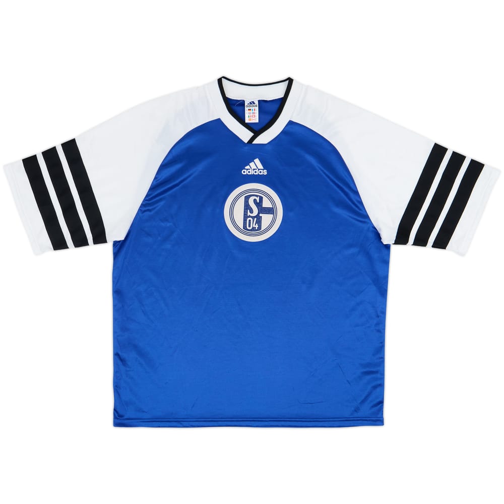 1998-99 Schalke adidas Training Shirt - 8/10 - (XXL)