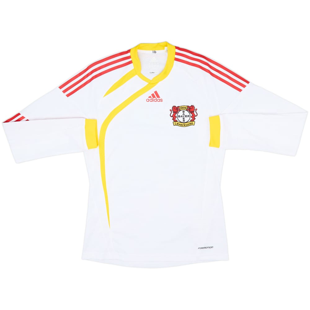 2009-10 Bayer Leverkusen Player Issue Away L/S Shirt - 7/10 - (S)