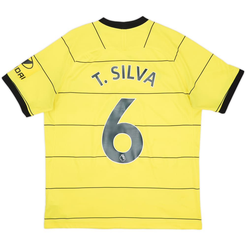 2021-22 Chelsea Away Shirt T.Silva #6 - 6/10 - (L)
