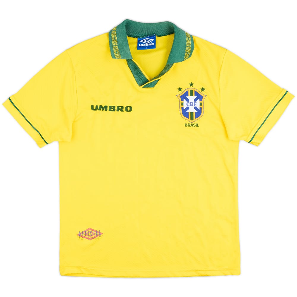 1993-94 Brazil Home Shirt - 6/10 - (Y)